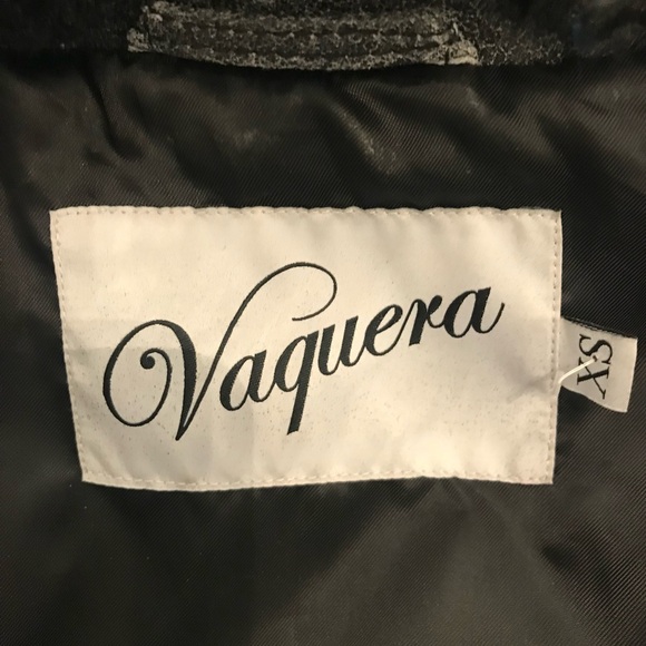 Cropped Leather and fur sleeves Jacket - Picture 7 of 7